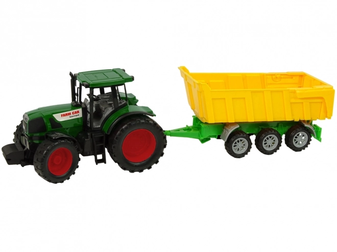 Tractor cu remorcă de jucărie