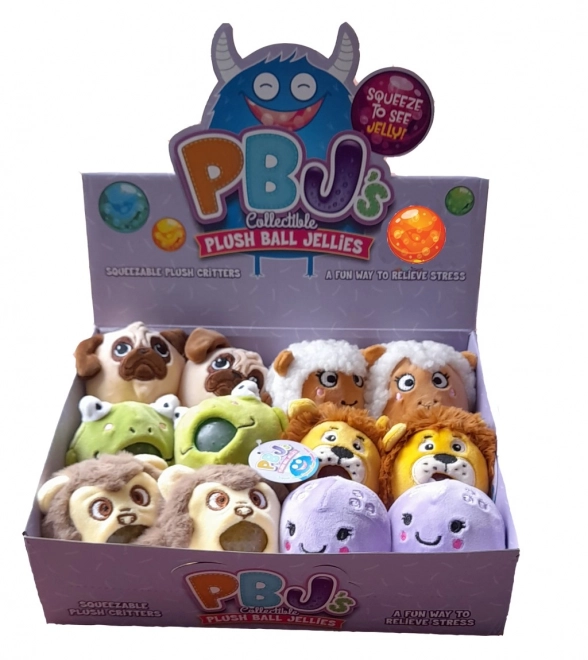 Animal de pluș cu biluțe antistres