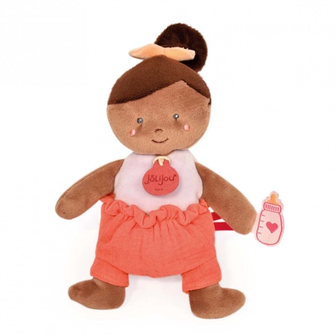 Păpușă Doudou Jolijou 18 cm portocalie