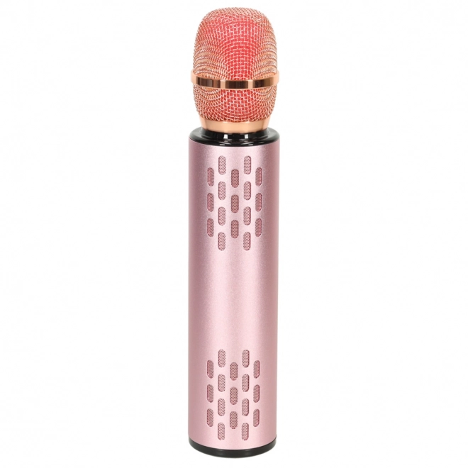 Microfon wireless pentru karaoke Bluetooth roz