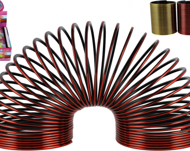 Spirală de plastic cu efect metalic