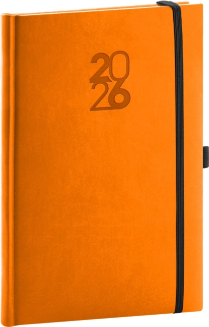 Agenda săptămânală Notique Aprint Top 2026 portocaliu 15 x 21 cm