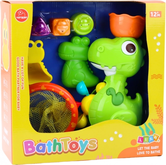 Set de jucării de baie Dino cu moară