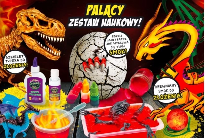 Set științific Crazy Science Dragoni și Dinozauri