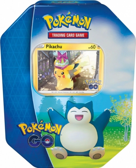 Carduri Snorlax în cutie de metal Pokémon Go
