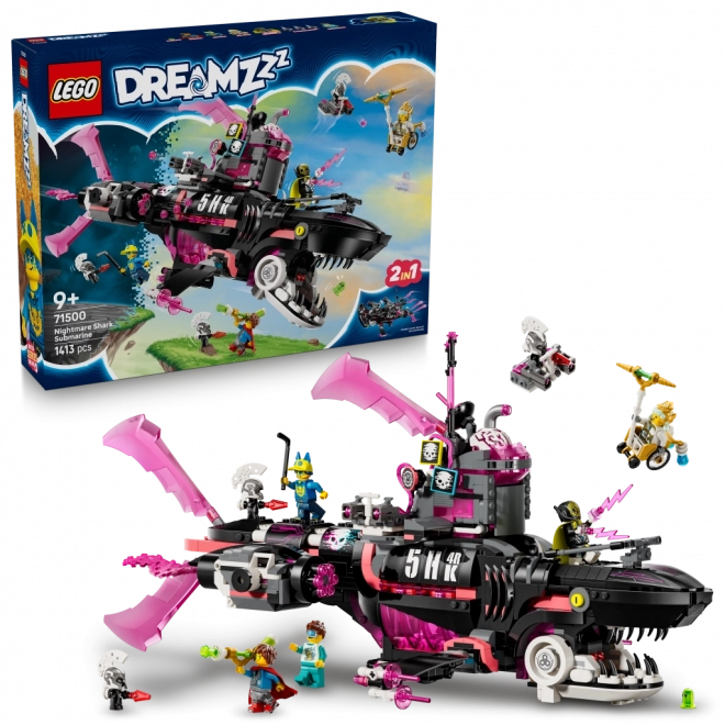 Submarin rechin LEGO DREAMZzz din coșmaruri