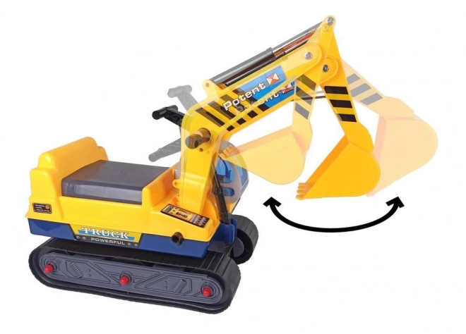 Buldozer pentru copii cu cască