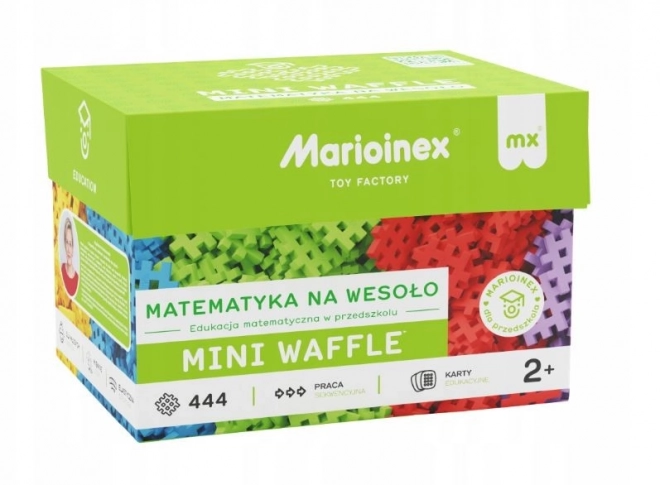 Klocki distractive matematice Mini Waffle 444 bucăți