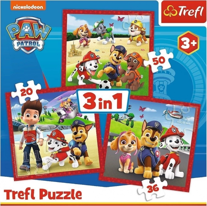 Puzzle Vesele Cățeluși Psi Patrol