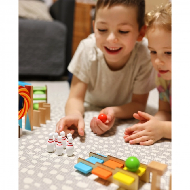 Domino din lemn pentru copii Crazy