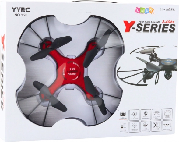 Dron cu efecte LED roșu