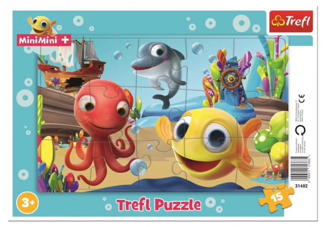 Puzzle Rybka MiniMini 15 piese