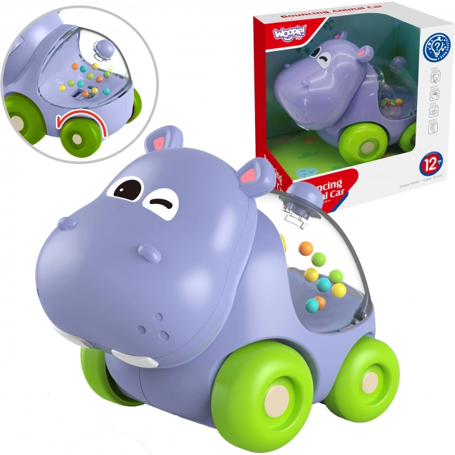 Rătăcină auto hipopotam pentru bebeluși WOOPIE