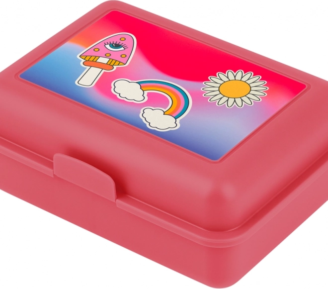 Set școlar Airy Duha roșu: Rucsac, penar, săculeț, dosare, cutie
