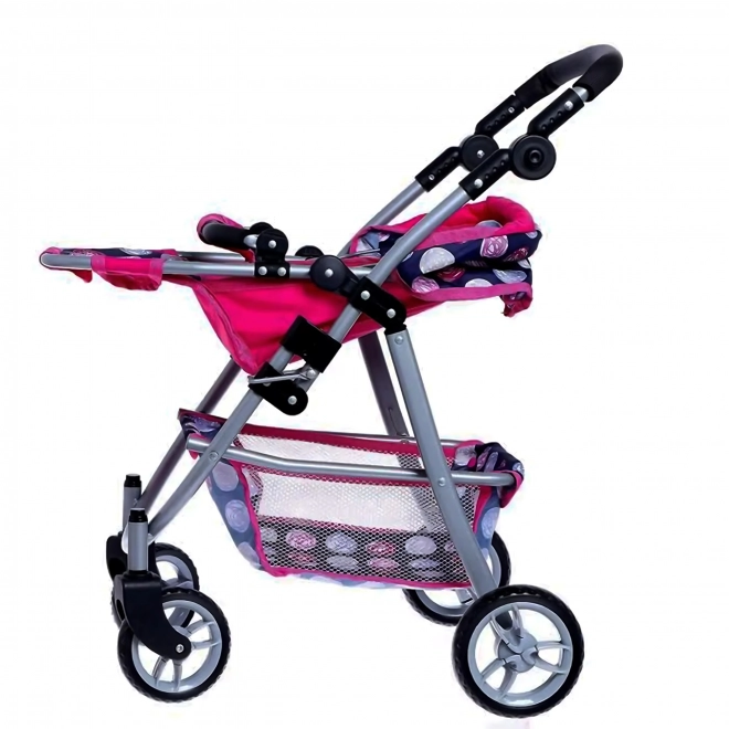 Carucior pentru papusi ajustabil Woopie Royal cu 4 roti