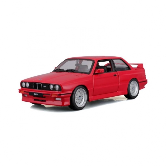 Mașină metalică BMW M3 Seria 3 1988 roșie