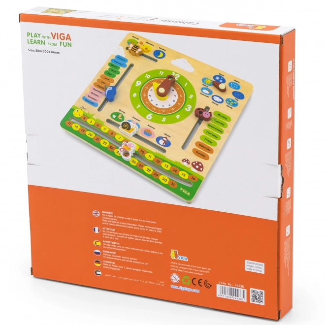 Calendar educativ învățarea limbii engleze