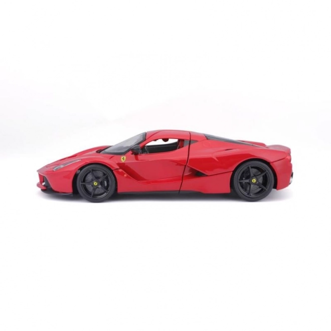 Mașinuță metalică Ferrari LaFerrari roșie Bburago la scară 1:18