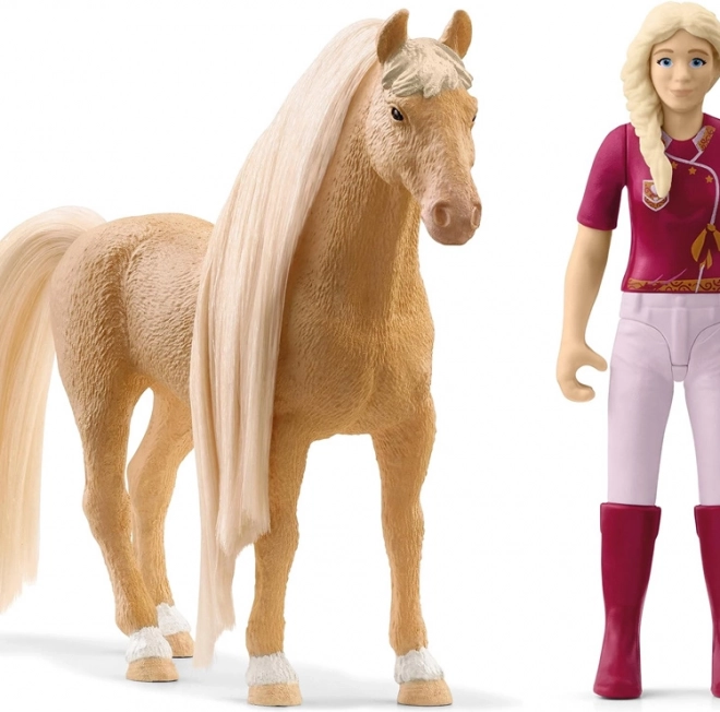 Stație rotativă pentru îngrijirea cailor Schleich Horse Club Sofia's Beauties