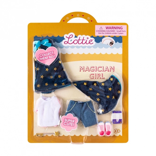 Costum de magician pentru păpuși Lottie