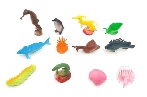 Set 12 Figurine Animale Lumea Marină 7 cm