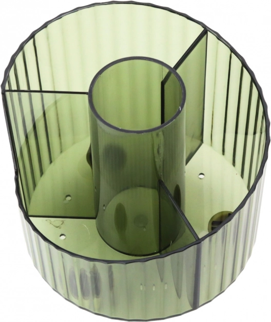 Organizator pentru articole de scris transparent verde