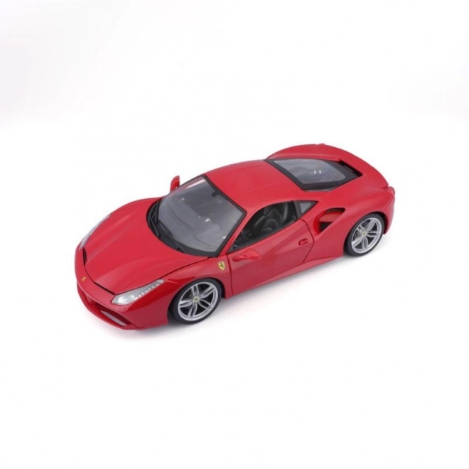 Model de mașină Ferrari 488 GTB roșu la scara 1:18