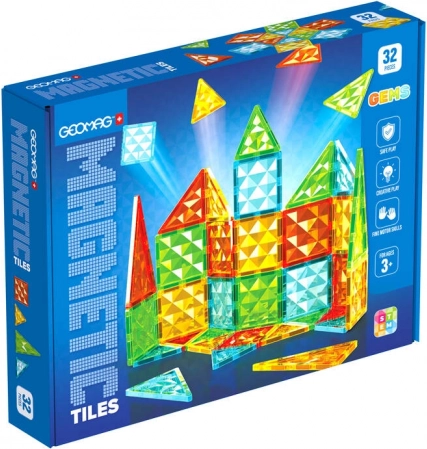 Geomag Gems 32 plăci magnetice