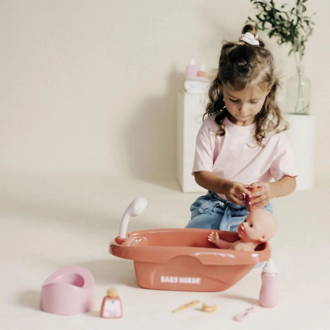 Cadă pentru păpuși Baby Nurse cu accesorii