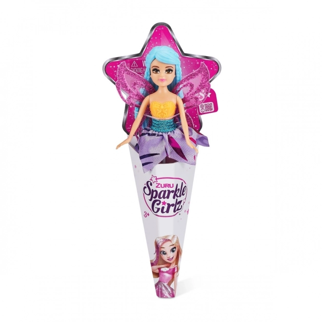 Păpușă Mini Sparkle Girlz 10 cm în set cartonat 24 bucăți