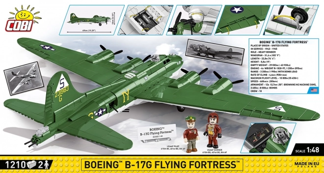 avion de construcție boeing b-17 lată partea