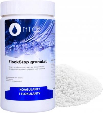 FlockStop granulat pentru coagularea apei din piscină 1 kg