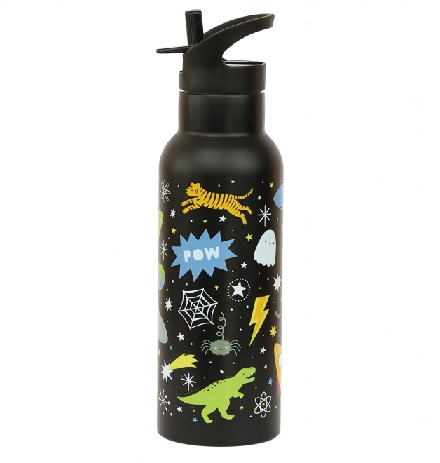 A Little Lovely Company Sticlă de băut din oțel inoxidabil 500 ml – Universul