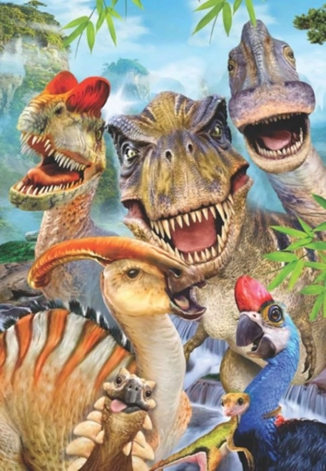 Puzzle dinozauri selfie 260 piese