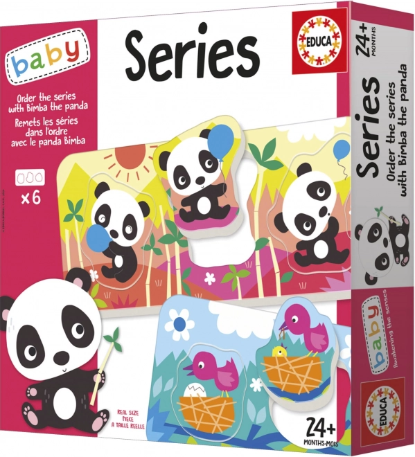 Puzzle pentru copii Panda Bimba și prietenii