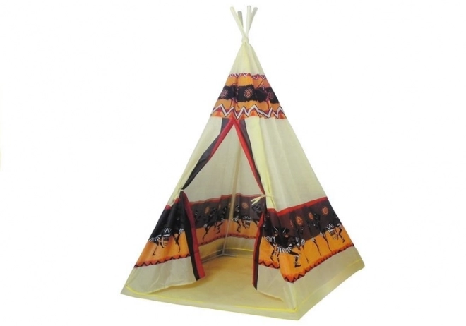 Cort Tipi Indian cu 60 de mingi pentru distracție