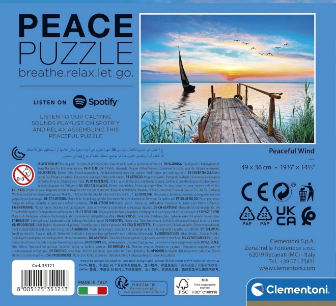 Puzzle Clementoni Vânt Calm 500 Piese