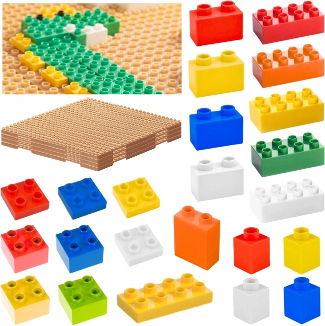 Set Masterkidz de blocuri STEM 135 piese cu accesorii pentru panou 4 buc
