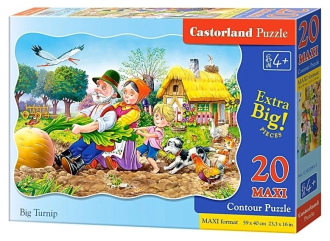 Puzzle Maxi 20 de piese Ridichea Uriașă