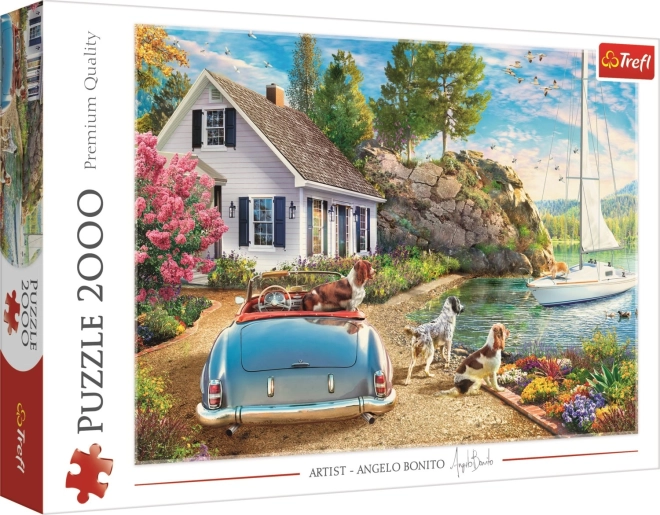 Puzzle 2000 piese - Ancorare de vară