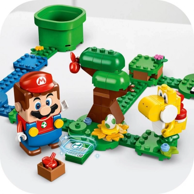 yoshi și pădurea fantastică de ouă extindere lego super mario