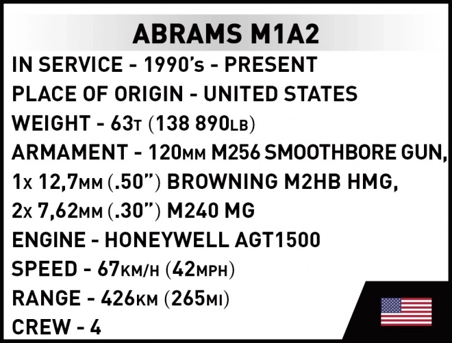 cărămizi Abrams M1A2