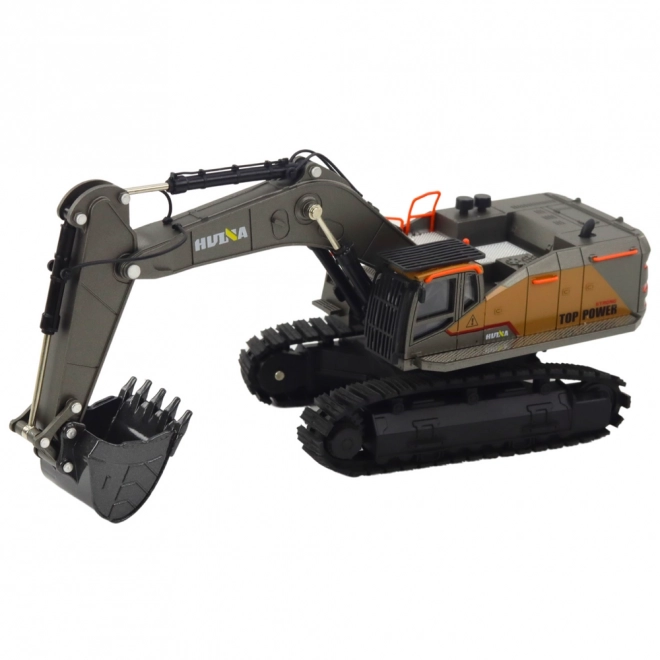 Excavator pe şenile Huina metalic cu cupă mobilă 1:50