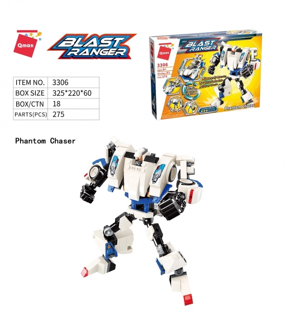 Robot transformabil Qman Phantom Chaser