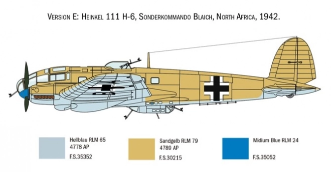 Model plastic Heinkel He 111H Bătălia Angliei 80 ani