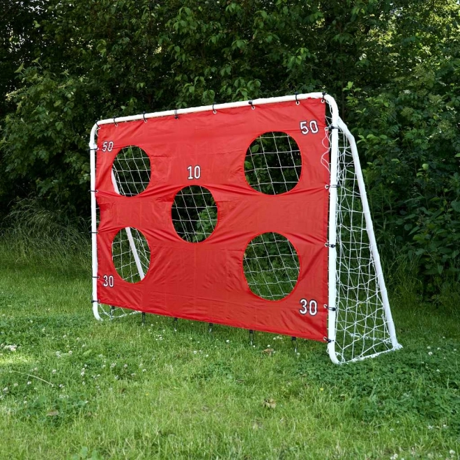 Poartă de fotbal pentru copii cu plasă de precizie 2în1 215 x 153 x 76 cm