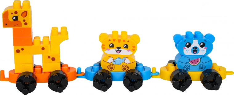 Construiți un trenuleț drăgălaș cu animale