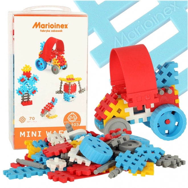 Klocky de construcție mini Marioinex set de 70 piese pentru băieți