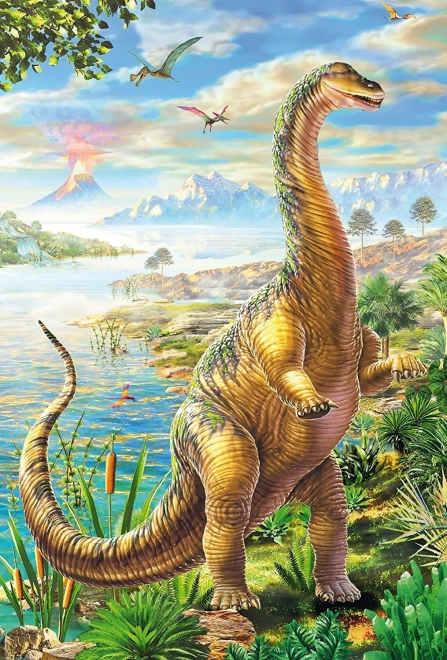 Puzzle aventură dinozaur 3x48 piese