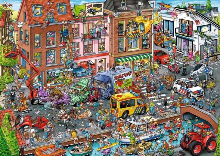 Puzzle Ravensburger Ray's Comic – epoca modernă, 1000 de piese